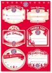 FC Bayern München Geschenk-Aufkleber 3er-Set