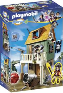 PLAYMOBIL 4796 Getarnte Piratenfestung mit Ruby