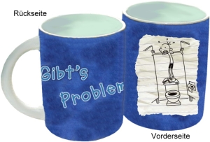 Gregs Tagebuch Tasse blau "Gibt's Probleme?"