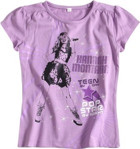 Hannah Montana T-Shirt "Teen by Day...", lila - verschiedene Größen