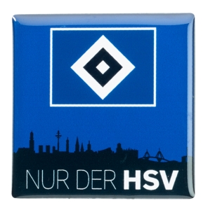 HSV Magnet Skyline 2er Set, 6,5 x 6,5 cm