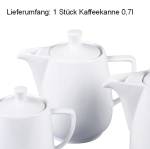 Kaffeekanne, Porzellan, 0,70l