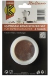 Krüger 1 Filter und 3 Ringe für Espressokocher (3)