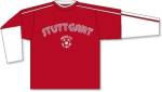 Kids Longsleeve Shirt Soccer City "Stuttgart", rot, Gr. 128