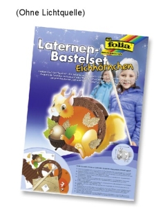 Laternen-Bastelset Eichhörnchen