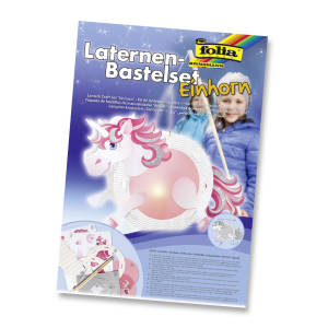 Laternen-Bastelset Einhorn