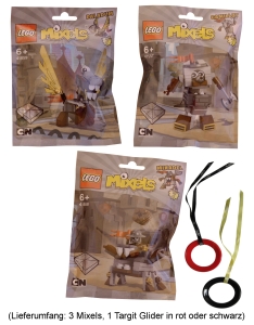 LEGO Mixels Set Camillot,Mixadel,Paladum,Targit Glider