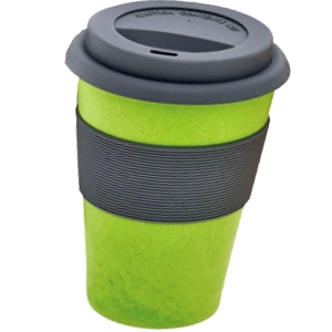 Magu Trinkbecher "Coffee to go" grün Natur Design