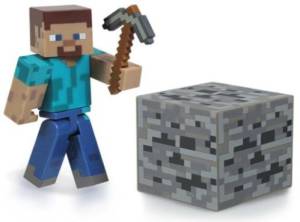 Minecraft Steve Figur mit Zubehör