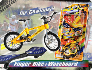 Mini Fingerbike mit Waveboard