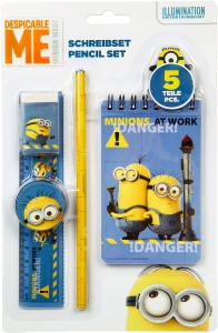 Minions Schreibset "Minions At Work", 5-teilig