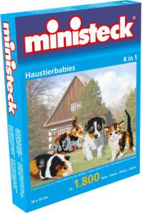 Ministeck Haustierbabies 4in1 1.800 Teilig