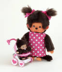 Monchhichi Kinderwagenset, ca. 20cm