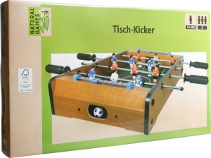 Natural Games Tischkicker, 50 x 50 x 9,5cm