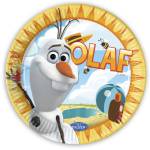Die Eiskönigin Olaf im Sommer Teller 8 Stück 23 cm