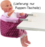 Puppen-Tischsitz brombeere,42x26x20 cm