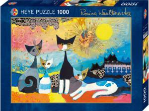 Puzzle Katzen Wachtmeister Laces 1000 Teile