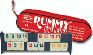 Rummy Tasche 106 Steine