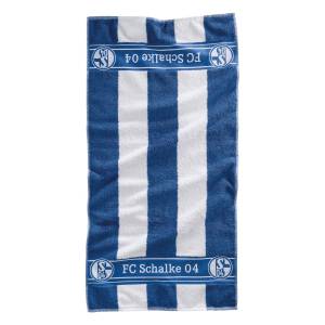 FC Schalke 04 Handtuch Blockstreifen 50x100cm