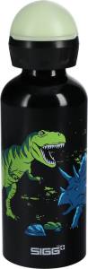 SIGG Trinkflasche Dinosaurier, 0,4 l, Glow in the Dark