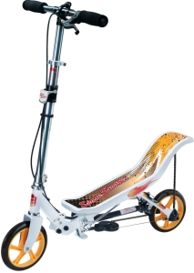 Space Scooter X580 weiß/orangefarben