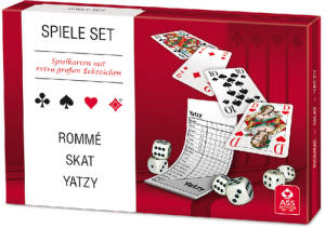 ASS Senioren Spiele Set Romm/Skat/ Yatzy