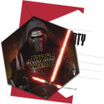 Star Wars Force Awakeness Einladungskarten 6S