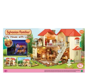 Sylvanian Families Stadthaus mit Licht