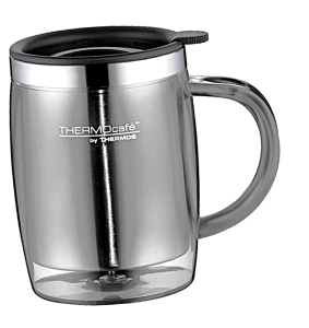 Thermos Trinkbecher "Desktop Mug" grau