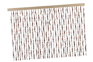 Türvorhang Indoor "Paper" natur-braun, 90x200cm