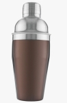 VACU VIN Cocktail Shaker 550ml braun silberfarben