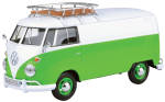 VW T1  grün/weiss mit Dachträger