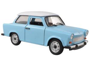 Welly 1:24 Trabant 601, hell-blau/weiß