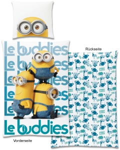 Minions Bettwäsche Les Buddies II, 135x200cm